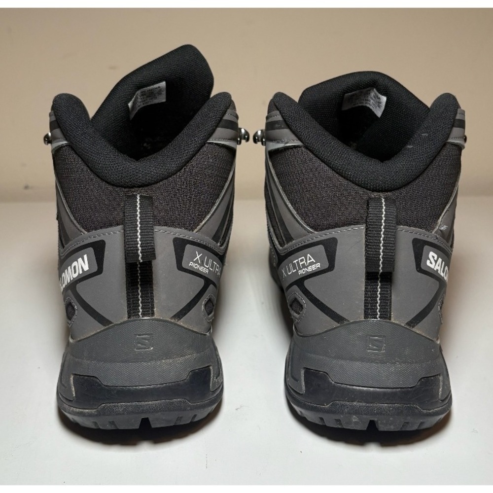 Salomon Men's X Ultra Pioneer Mid Waterproof Hiking Shoes | Gray/Black | Size 12 - Picture 6 of 11